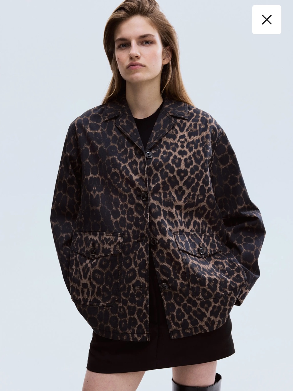 H&M Leopard Print Jacket